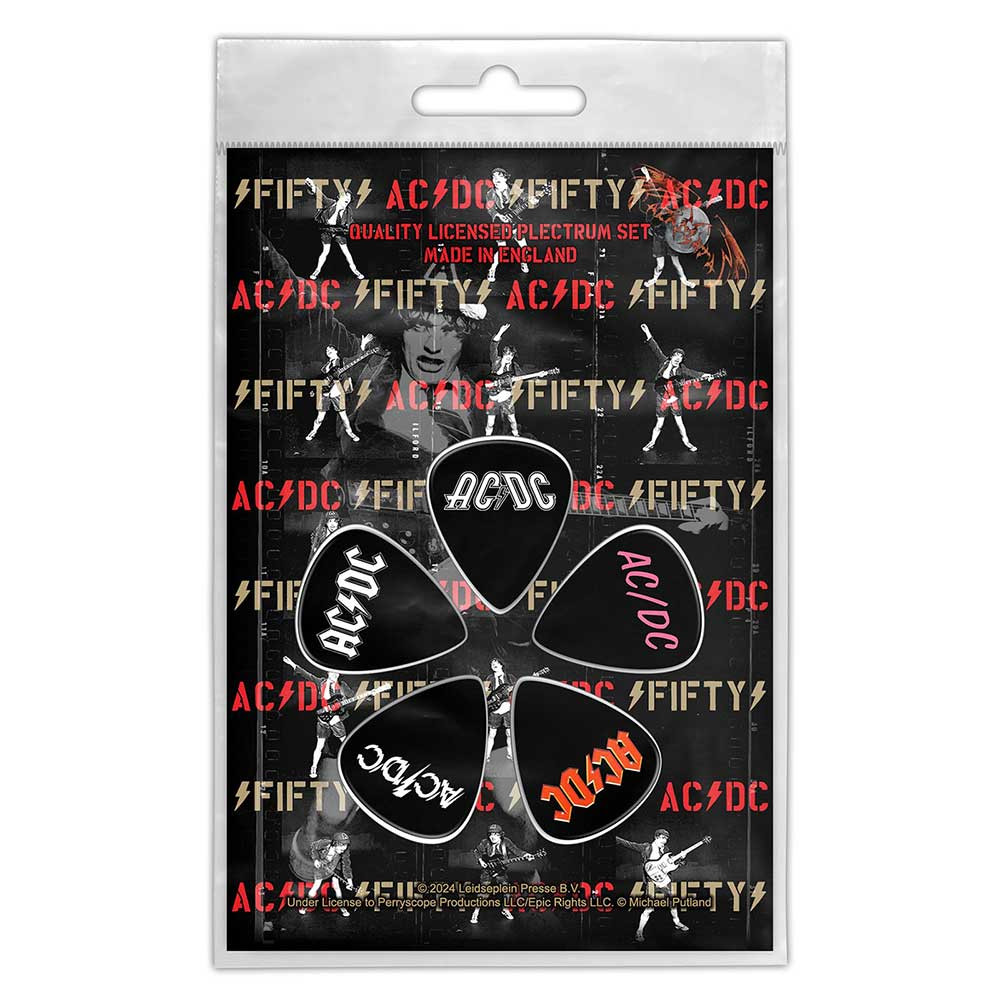 AC/DC 'Fifty' Plectrum Pack